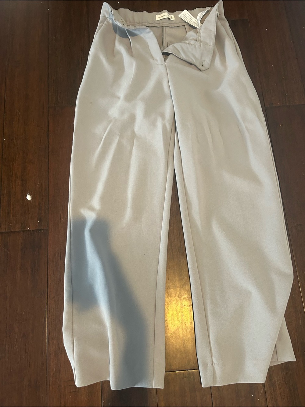 Abercrombie & Fitch Light Gray Women’s Wide Leg Dress Pants